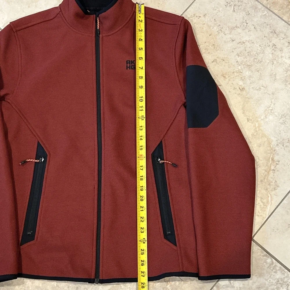 Alaskan‎ Hard Gear by Duluth Graveltec Standard Fit Full Zip Mock Mens Small Red